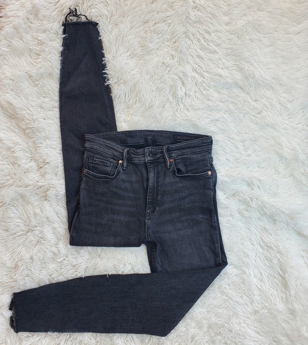Allsaints Dax Black Skinny Jeans 28 / 6